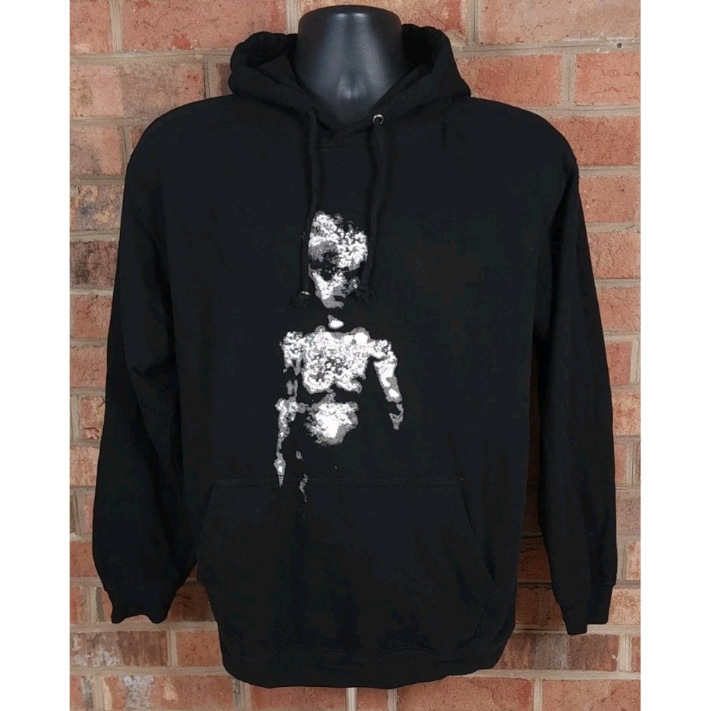 2 Neptune N Back Lucki Tour Hoodie Sweatshirt Pullover Black Size Medium